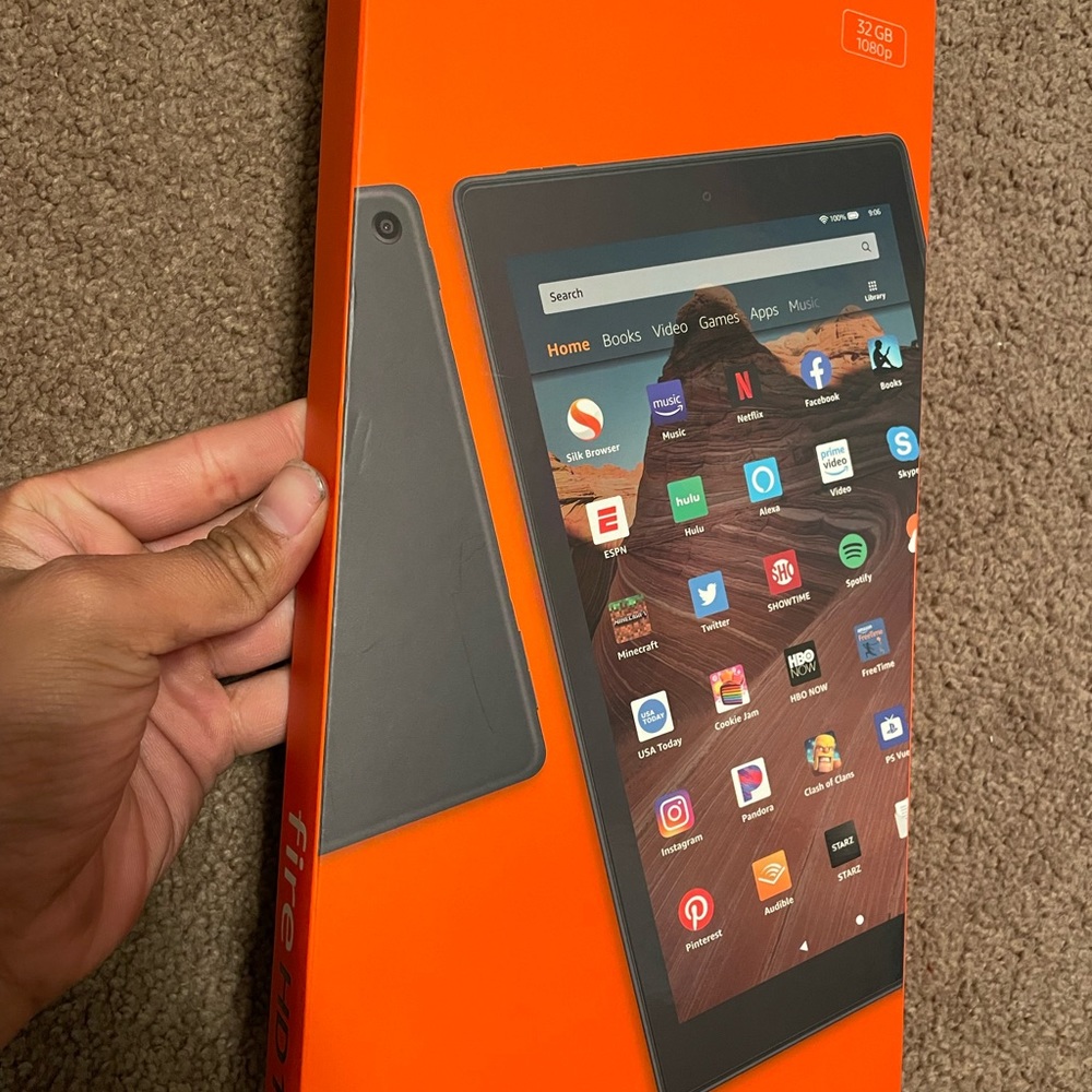 This is a brand new HD Amazon tablet 10 inch!